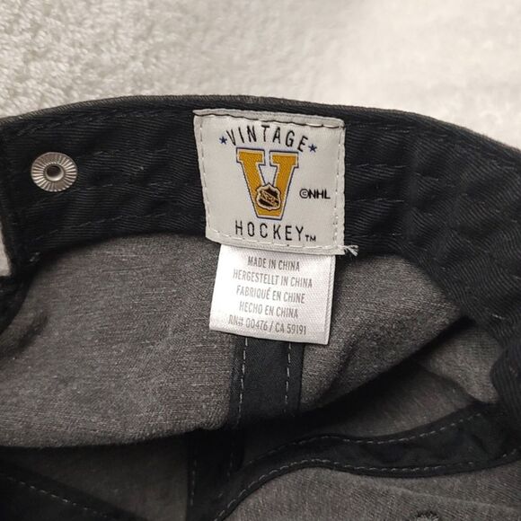 American Needle Pittsburgh Penguins Patches Sliderback Hat - New - Picture 9 of 10